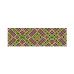 Multicolor Geometric Ethnic  Satin Scarf (Oblong) Front