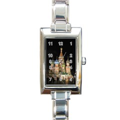 Saint Basil s Cathedral  Rectangular Italian Charm Watch by anstey