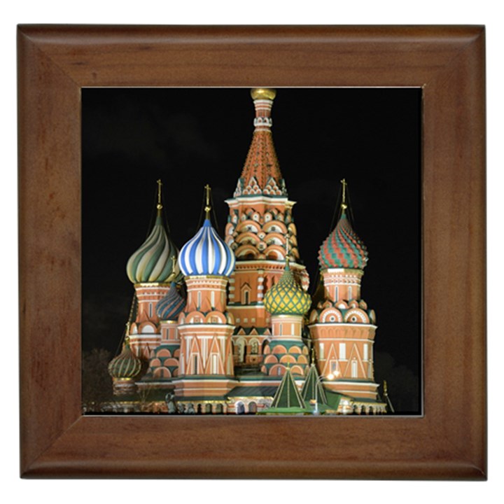 Saint Basil s Cathedral  Framed Ceramic Tile