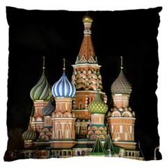 Saint Basil s Cathedral  Large Flano Cushion Case (two Sides) by anstey