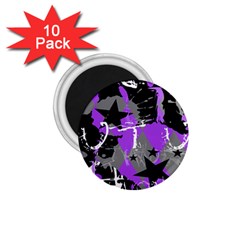 Purple Scene Kid 1 75  Button Magnet (10 Pack) by ArtistRoseanneJones