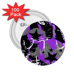 Purple Scene Kid 2 25  Button (100 Pack) by ArtistRoseanneJones