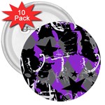 Purple Scene Kid 3  Button (10 pack) Front