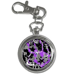 Purple Scene Kid Key Chain Watch by ArtistRoseanneJones