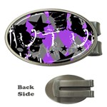 Purple Scene Kid Money Clip (Oval) Front