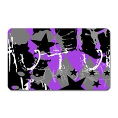 Purple Scene Kid Magnet (rectangular) by ArtistRoseanneJones