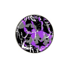 Purple Scene Kid Golf Ball Marker (for Hat Clip) by ArtistRoseanneJones