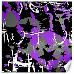 Purple Scene Kid Canvas 16  X 16  (unframed) by ArtistRoseanneJones