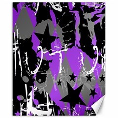 Purple Scene Kid Canvas 16  X 20  (unframed) by ArtistRoseanneJones