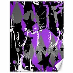 Purple Scene Kid Canvas 36  X 48  (unframed) by ArtistRoseanneJones