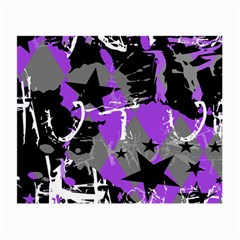 Purple Scene Kid Glasses Cloth (small, Two Sided) by ArtistRoseanneJones