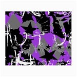 Purple Scene Kid Glasses Cloth (Small, Two Sided) Front