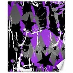 Purple Scene Kid Canvas 11  X 14  (unframed) by ArtistRoseanneJones