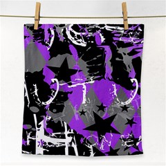 Purple Scene Kid Face Towel by ArtistRoseanneJones