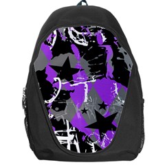 Purple Scene Kid Backpack Bag by ArtistRoseanneJones