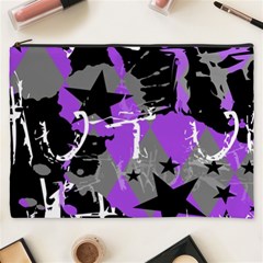 Purple Scene Kid Cosmetic Bag (xxxl) by ArtistRoseanneJones