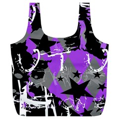 Purple Scene Kid Reusable Bag (xl) by ArtistRoseanneJones