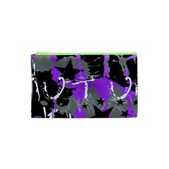 Purple Scene Kid Cosmetic Bag (xs) by ArtistRoseanneJones