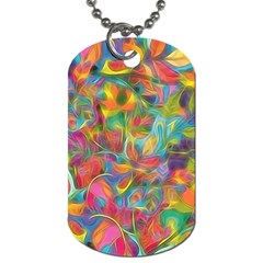 Colorful Autumn Dog Tag (one Sided)