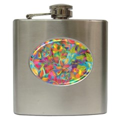 Colorful Autumn Hip Flask by KirstenStar