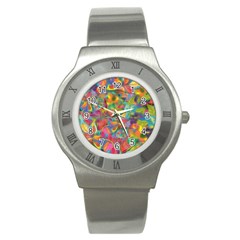 Colorful Autumn Stainless Steel Watch (slim) by KirstenStar