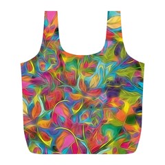 Colorful Autumn Reusable Bag (l) by KirstenStar