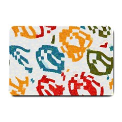 Colorful Paint Stokes Small Doormat by LalyLauraFLM