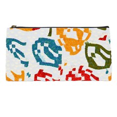 Colorful Paint Stokes Pencil Case by LalyLauraFLM