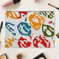 Colorful Paint Stokes Cosmetic Bag (xl) by LalyLauraFLM