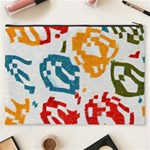 Colorful paint stokes Cosmetic Bag (XXXL) Back