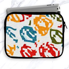 Colorful Paint Stokes Apple Ipad 2/3/4 Zipper Case by LalyLauraFLM