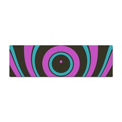 Distorted Concentric Circles Sticker Bumper (100 Pack)