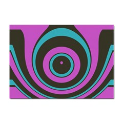 Distorted Concentric Circles Sticker A4 (100 Pack) by LalyLauraFLM