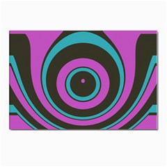 Distorted Concentric Circles Postcards 5  X 7  (pkg Of 10)