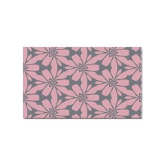 Pink Flowers Pattern Sticker Rectangular (10 Pack) by LalyLauraFLM