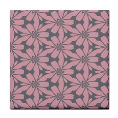 Pink Flowers Pattern Face Towel by LalyLauraFLM