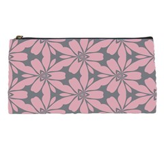 Pink Flowers Pattern Pencil Case by LalyLauraFLM