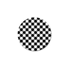 Black And White Polka Dots Golf Ball Marker 10 Pack by ElenaIndolfiStyle