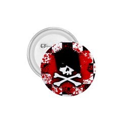 Emo Skull 1 75  Button by ArtistRoseanneJones