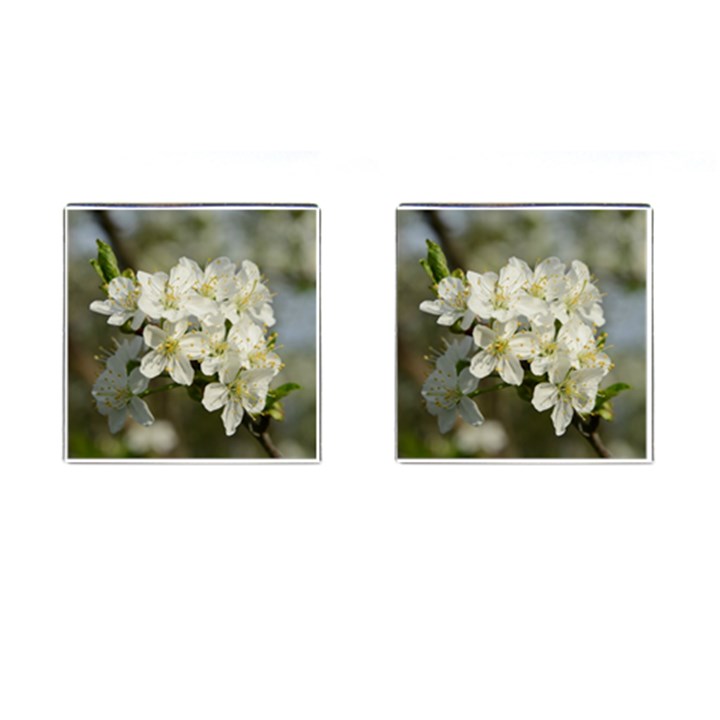 Spring Flowers Cufflinks (Square)