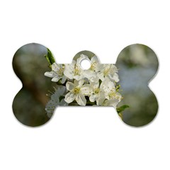 Spring Flowers Dog Tag Bone (two Sided) by anstey