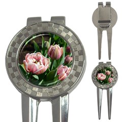 Tulips Golf Pitchfork & Ball Marker by anstey