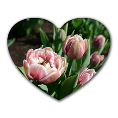 Tulips Mouse Pad (heart) by anstey