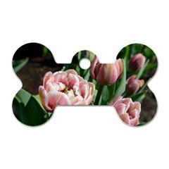 Tulips Dog Tag Bone (two Sided) by anstey