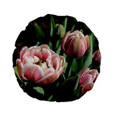 Tulips Standard 15  Premium Round Cushion 