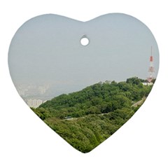 Seoul Heart Ornament (two Sides) by anstey