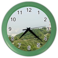 Seoul Wall Clock (color) by anstey