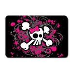 Girly Skull And Crossbones Small Door Mat 24 x16  Door Mat