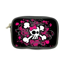 Girly Skull And Crossbones Coin Purse by ArtistRoseanneJones