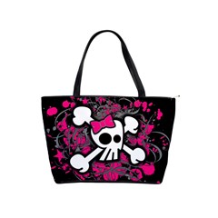 Girly Skull And Crossbones Large Shoulder Bag